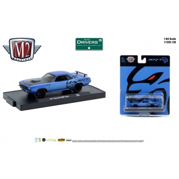 M2 Machines 1:64 Plymouth HEMI Cuda 1971 blue